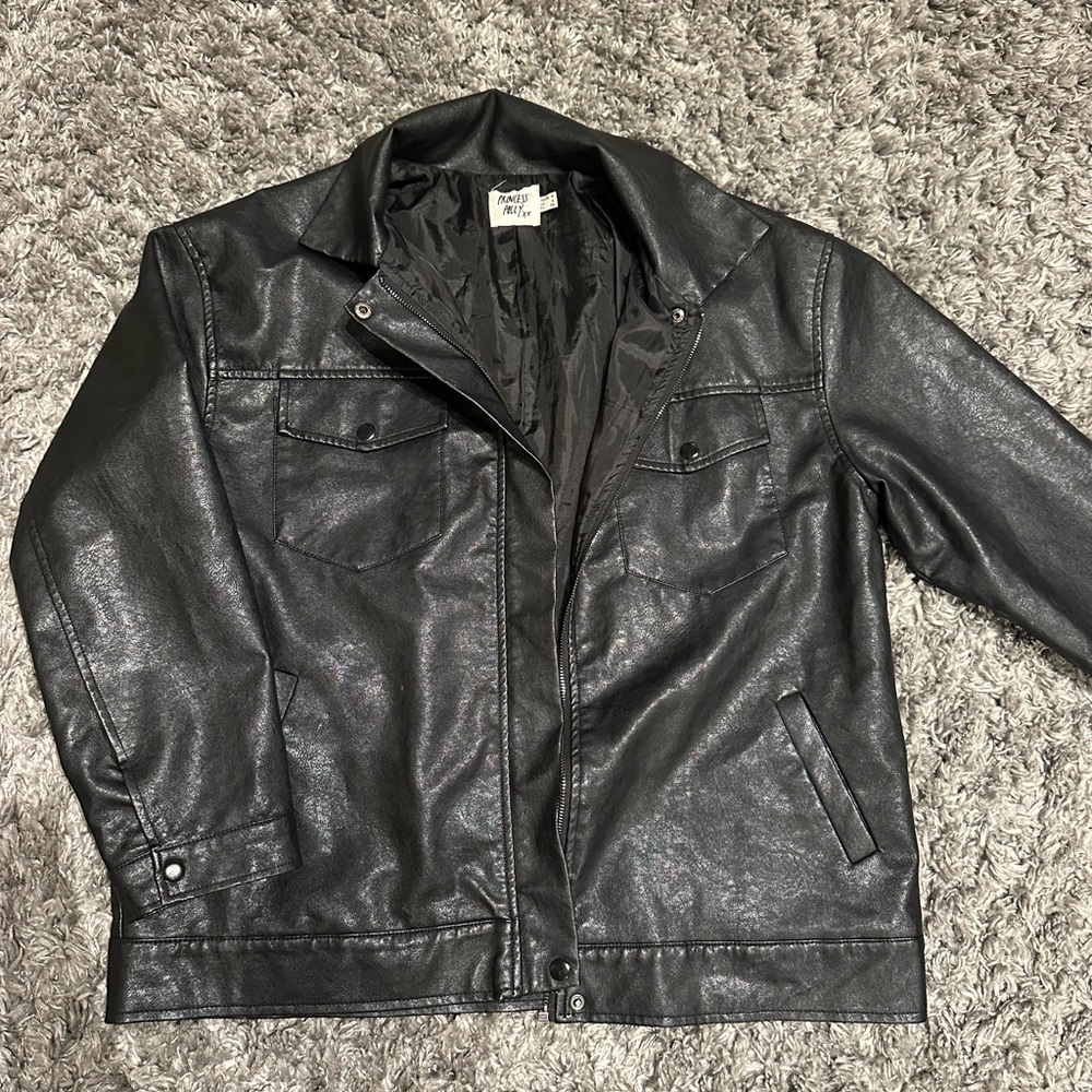 Princess polly Black Leather Jacket